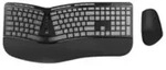 Conceptronic ERGO Kabelloses Set aus ergonomischer Tastatur und vertikaler Maus,