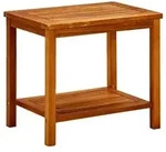 vidaXL Couchtisch 50x35x45 cm Massivholz Akazie