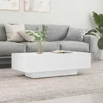 vidaXL Couchtisch Wei&szlig; 100x49,5x31 cm Holzwerkstoff