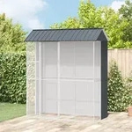 vidaXL Voliere Anthrazit 215x110x247 cm Stahl