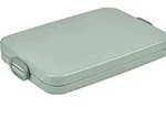 Mepal Brotdose Flat - Brotdose To Go - Lunchbox f&uuml;r 4 Brotscheiben - Meal Prep Box -