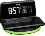 TFA Dostmann 60.2028.01 Quarz Wecker Schwarz Alarmzeiten 1 USB Anschluss