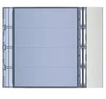 BTicino 352041 Frontblende Ruftasten- modul SFERA 4RT Allmetal Install.Baumaterial