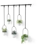 1018086-660 - TRIFLORA Gro&szlig;er H&auml;ngeblumentopf 5er Set, wei&szlig;