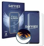 4x Savvies Full-Screen Folie f&uuml;r Samsung Galaxy