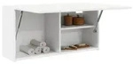 vidaXL Bad-Wandschrank Wei&szlig; 80x25x40 cm Holzwerkstoff