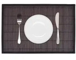 6 Bambus-Platzdeckchen 30 x 45 cm Dunkelbraun
