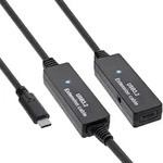 InLine&reg; USB 3.2 Gen.1 Aktiv-Verl&auml;ngerung, USB-C Stecker an USB-C Buchse, 15m