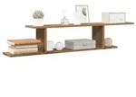vidaXL TV-Wandregal Artisan-Eiche 125x18x23 cm Holzwerkstoff
