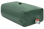 vidaXL Wassertank mit Wasserhahn Faltbar 1500 L PVC