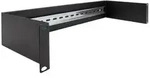 "Delock DIN Schienenpanel - Rack montierbar - Schwarz - 1U - 48.3 cm (19") - 19?"