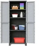 vidaXL Kunststoffschrank 68x39x171,5 cm