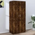 vidaXL Kleiderschrank R&auml;uchereiche 80x52x180 cm Holzwerkstoff