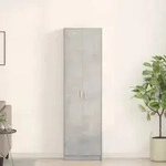 vidaXL Kleiderschrank Beton Grau 55x25x189 cm aus Spanplatte