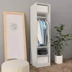 vidaXL Kleiderschrank Wei&szlig; 50x50x200 cm Holzwerkstoff