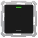 MDT BE-TAL550106.01 KNX Taster Light 55 1-fach RGBW Schwarz matt Neutral
