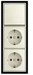 Busch-Jaeger Kombination Wippschalter 2601/6/20/2 EAPBJ522