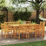vidaXL Gartenst&uuml;hle 8 St&uuml;ck 56x55.5x90 cm Massivholz Akazie