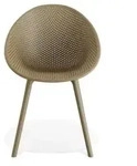 Best Schalenstuhl Qosy 50730 sand 2 St&uuml;ck