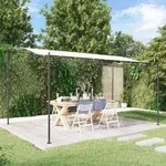 vidaXL Markise Creme 4x3 m 180 g/m2 Stoff und Stahl