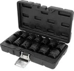 "KS Tools 515.0900 1/2" 12-kant-Kraft-Stecknuss-Satz, kurz, 13-tlg."