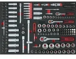"KS TOOLS 1/4"+3/8"+1/2" Steckschlssel-Satz, 179-tlg in 1/1"