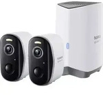 Baseus N1 Plus Outdoor 2K 2-Cam Kit S0TY002131 WLAN IP-&Uuml;berwachungs-Set 2er Set 2304