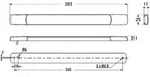 HELLA 2PT 980 880-811 LED-Tagfahrleuchtensatz - Strip Lamp - 12V -