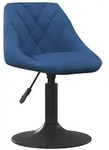 vidaXL Esszimmerstuhl Blau Samt