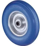 Polyurethanrad D.400mm Trgf.200kg pannensicher Stahlfelge Rillen BS ROLLEN