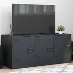 vidaXL TV-Schrank Anthrazit 99x39x44 cm Stahl