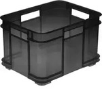 keeeper Aufbewahrungsbox Euro-Box M "bruno", 16 Liter, grau