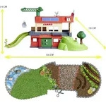 Majorette Claas Farmyard + 3 Vehicles Bauernhof-Station