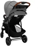 vidaXL 2-in-1 Kinderwagen Hellgrau Stahl
