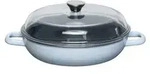 Riess Schmorpfanne mit Glasdeckel 28cm SKY BLUE