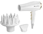 Melchioni Family GOLD STYLE NEW Haartrockner mit Diffusor, Kaltlufttaste & 2200?W