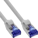 InLine&reg; Patchkabel Slim, Cat.6A, S/FTP, TPE (LSZH) flexibel, PoE, grau, 25m Kabel