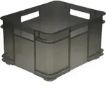 "keeeper Aufbewahrungsbox Euro-Box XL "bruno", 28 Liter, grau"