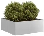 vidaXL Pflanzk&uuml;bel 80x80x30 cm Verzinkter Stahl