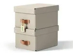 Esselte Leitz Puro Aufbewahrungsbox m.Deckel klein 7L beige 2er Pack beige