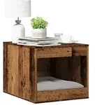 vidaXL Katzenklo Altholz-Optik 47x59x42 cm Holzwerkstoff