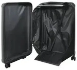 vidaXL Faltbarer Hartschalenkoffer 28'' Dunkelgrau 50x30x76 cm ABS