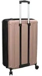vidaXL Faltbarer Koffer Hartschale 28'' Rosa Gold 50x30x76 cm ABS
