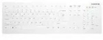 CHERRY - MTA AK-C8112F Wireless DE-Layout wei&szlig; AK-C8112F-FU1-W/GE - Tastatur - 105