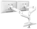 Ergotron LX Pro dual Monitorhalterung Durchtisch, hohe S&auml;ule, wei&szlig;