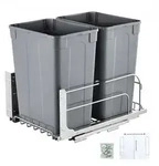 VEVOR ausziehbarer Abfallbeh&auml;lter (35 Qt x2), doppelter