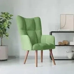 vidaXL Relaxsessel Hellgr&uuml;n Samt