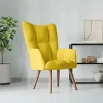 vidaXL Relaxsessel Senfgelb Samt