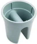 KHW 34145 Blumentopf Flowerclip, 3-er Set, mintgr&uuml;n