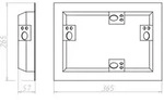 Kaiser Leuchten- und Lautsprechergeh&auml;use 9350-21 ENOX